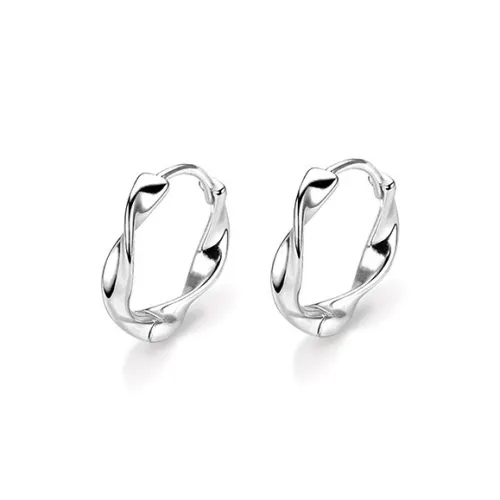 QIANFANGDAHUANGYE Титановые стальные серьги унисекс