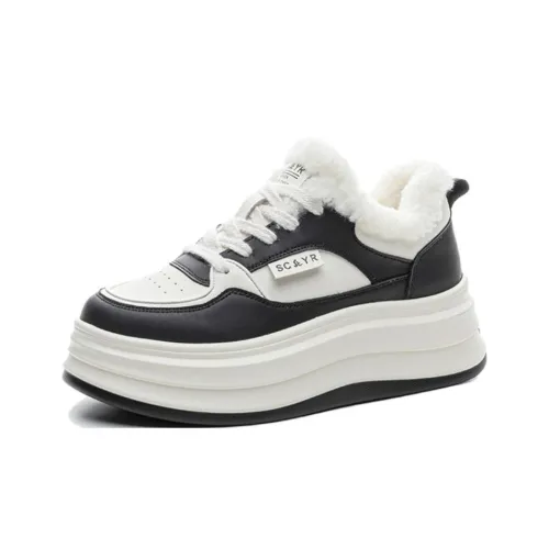 MABEL CO Slip-resistant Low Top Скейтборд Кроссовки Женские Черные