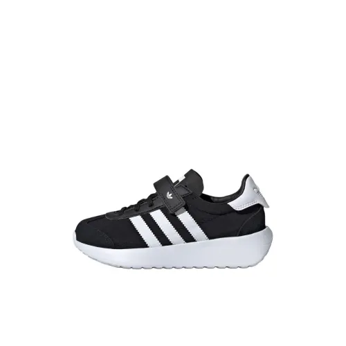 Adidas Originals COUNTRY XLG Противоскользящий Устойчивый к истиранию Низкий Топ Детские Лайфстайл Обувь Черный Белый Детский
