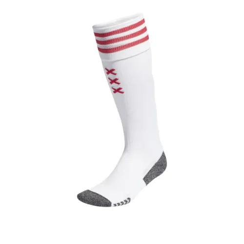 Adidas Ajax Amsterdam Ajax Amsterdam 23 24 Дом Футбольные носки Унисекс 1 упаковка Белый