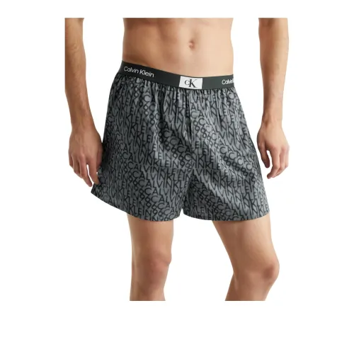 Calvin Klein Трусы Мужские 1 Пачка Пиксель С принтом