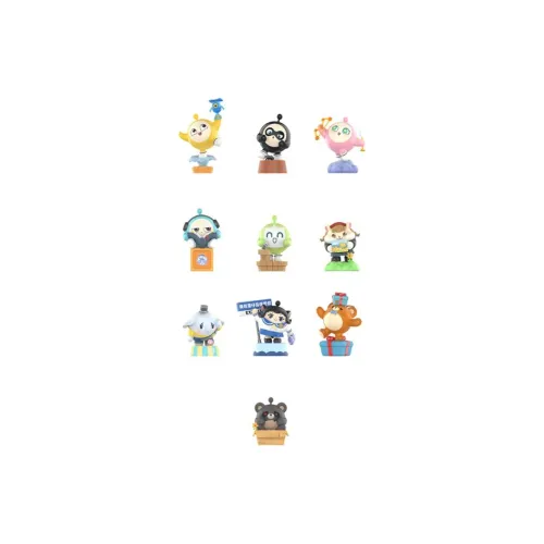 POP MART Коллаборация Edition x Egg Party Colorful Wonderland Classic Collection Слепые коробки Один Blind Box Полная коробка 9 шт