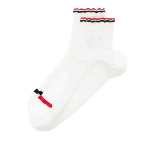 THOM BROWNE 1 шт Белые Женские Носки MID до икры