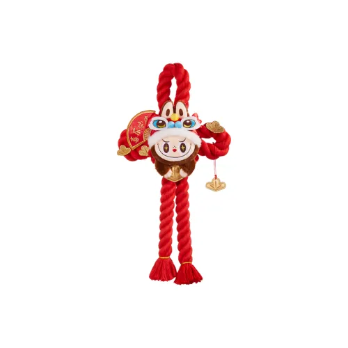 POP MART LABUBU Wealthy Snake's New Year Celebration Плюшевое Украшение Двери Трендовый Мерч