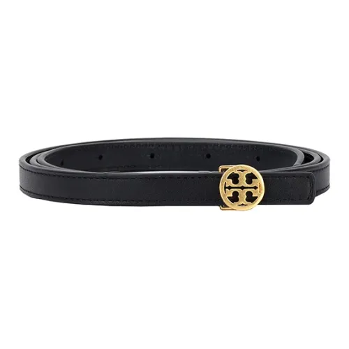 Tory Burch Ремни из коровьей кожи женские черные ширина 1,5 см