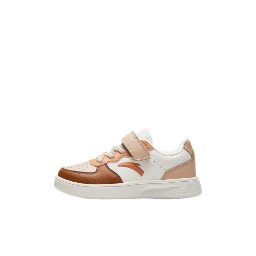 Antakids Детские Скейтбординги Низкий Топ Слоновая кость/Глина/Ореховая скорлупа Коричневый Для дошкольников