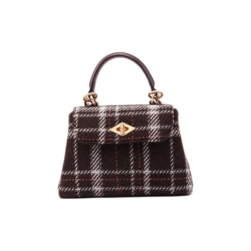 BALLANTYNE Шерсть Одно Плечо Сумка Женская Темно-Коричневая