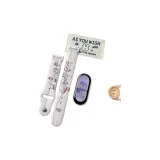 Серый белый снег, сцена, обратная пряжка, силиконовый ремешок