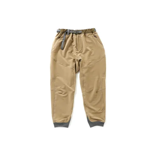 And Wander Вязаные тренировочные штаны унисекс бежевые