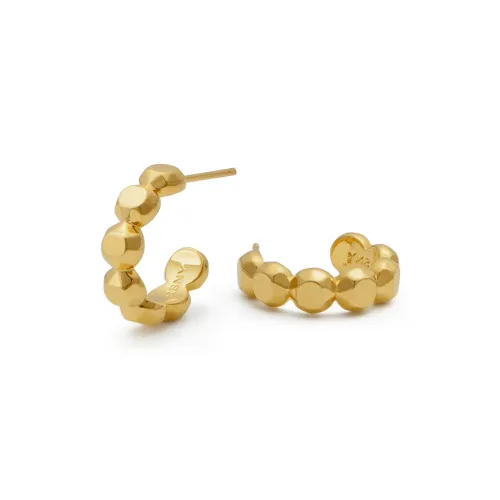 RSNY Серьги из меди с золотым покрытием женские