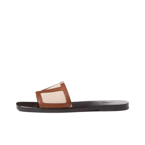 Valentino Rubber Slide Тапочки Мужские Табак Коричневый