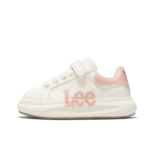 LEE KIDS Скейтбординг Обувь Низкий Топ Бежевый Розовый Детский