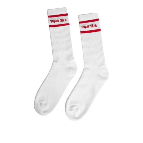 DSQUARED 2 Rocco MID CREW Носки Высокие носки Мужской 1 упаковка Белый