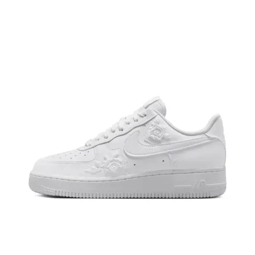 Nike Air FORCE 1 Скейтборд Кроссовки Низкие Белые Женские