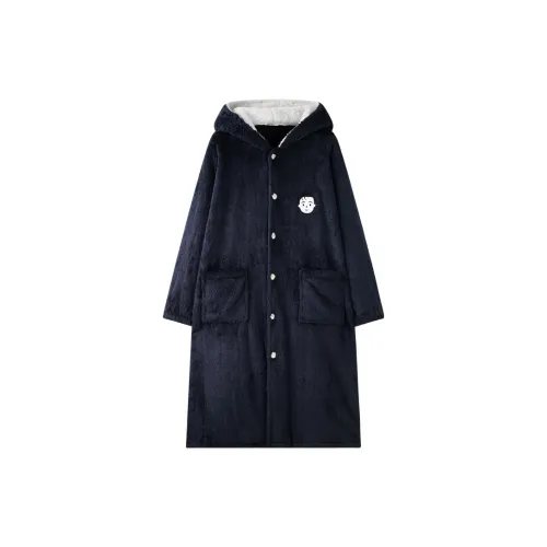 MEITENG Банные халаты Мужской Темно-синий Синий