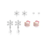 Снежинка Медвежонок 4 предмета Набор