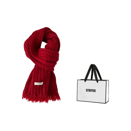 STUFFER 100% шерсть Вязаные шарфы Унисекс