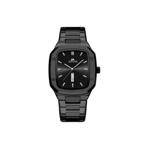 LIBER AEDON Наручные часы Кварцевый механизм Синий циферблат Мужские часы