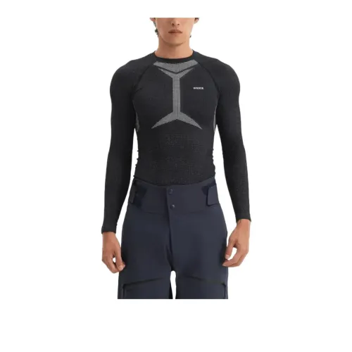 DECATHLON WEDZE Подкладочная футболка Мужская Дымчатый Черный Снег