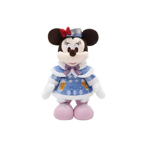 Disney 2023 Winter Day Mickey Mouse и Friends Shanghai Disney Standing Куклы Плюшевая кукла 20 см Высота