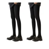 [2 шт] Черные носки с ступнями + Черные носки с ступнями