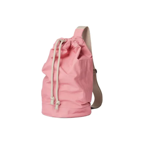 UNIQLO Хлопок Sling Сумка Унисекс Розовый