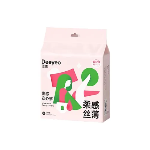DEEYEO Wrap Feel Менструальные трусики Шелковистые Мягкие Экстра Тонкие 1 Пачка 2 Сумки 3 Сумки