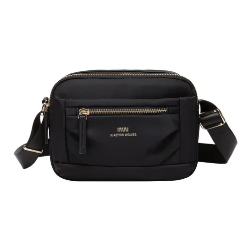 SEPTWOLVES Сумка через плечо из ткани среднего размера женская черная