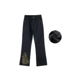 Черный с флисовой подкладкой