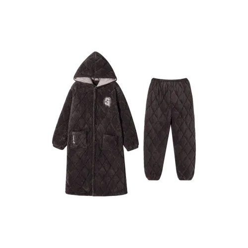 Montagut Pajama Набор Мужской Темно-умбровый