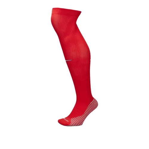 nike Atlético MadridDri Форма SS24 Football Колено Высокие Носки Футбольные носки Унисекс 1 упаковка Красный Белый