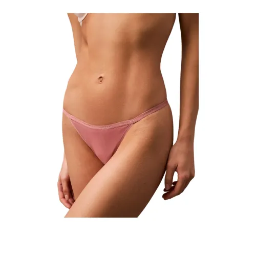 Calvin Klein Стринг Женские 1 Пачка Красный Виноградный