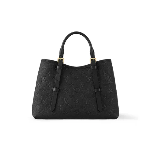 LOUIS VUITTON Кожа Тоут Сумка Сумка для покупок Сумка Маленькая Женская Черная