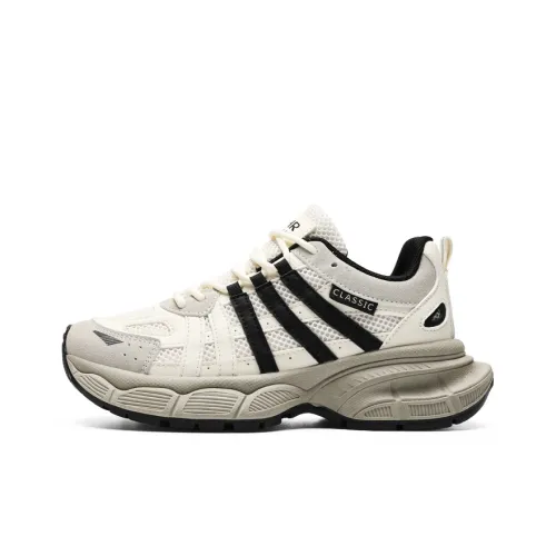 ZHR Low-Top Толстая Подошва Бежевый Черный Женские