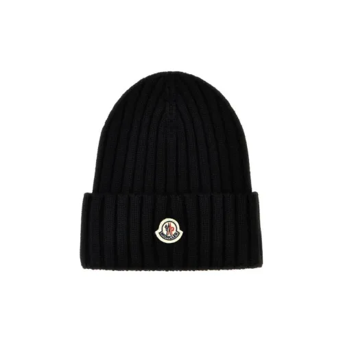 Moncler Шерстяные Шапки Женские Черные