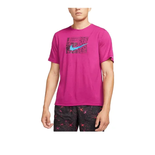 Nike Dri Fit T-Shirt Мужская Фиолетовая