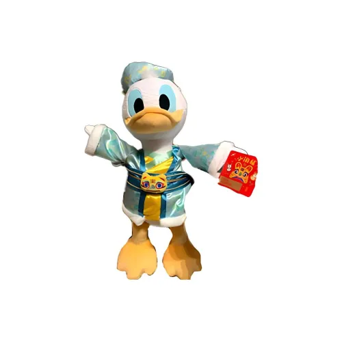 Disney Donald Duck Красный и Циановый Куклы Плюшевая Кукла 40 см Высота Шанхайский Дисней