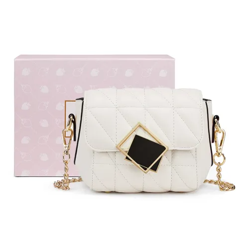 CORALDAISY Чехол для телефона из синтетической кожи сумка через плечо женский черный экрю