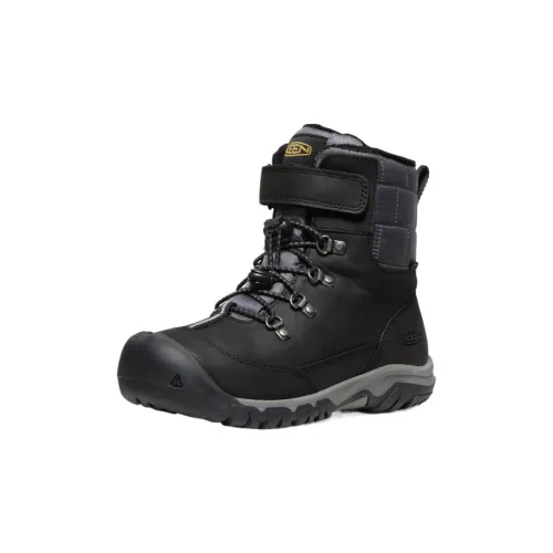 Keen Kanibou Детские утепленные сапоги High Top Черный/Магнит Kids