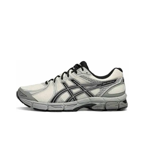 ASICS Гель Exalt 2 Устойчивый к истиранию Низкий Топ Повседневная Беговая Обувь Мужская Экрю Серый