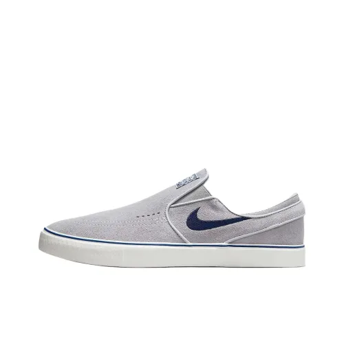 Nike SB Janoski+ Slip-resistant Abrasion-resistant Low-top Skateboard Shoes Unisex Gray Blue Найк SB Janoski+ Slip-resistant Abrasion-resistant Низкие кеды для скейтбординга Унисекс Серый Синий