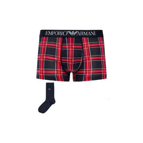 EMPORIO ARMANI Нижнее белье Подарочная коробка Мужской 2 упаковки Красный Синий