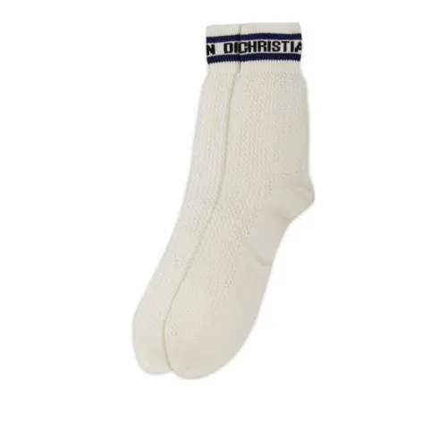 DIOR 1 шт Белый Женские Носки MID до икры