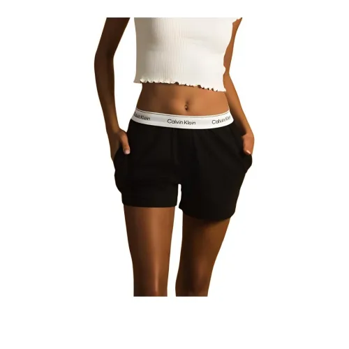 Calvin Klein Пижамные штаны Женские Черные