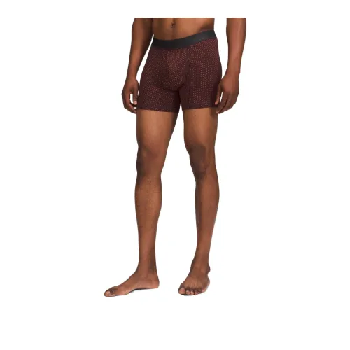 lululemon AIM Боксеры Мужской Graffiti POINT AUTUMN Красный Черный Granite
