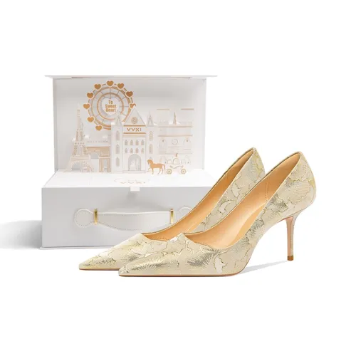 VVKI Высокие каблуки Женские Свет Шампанское