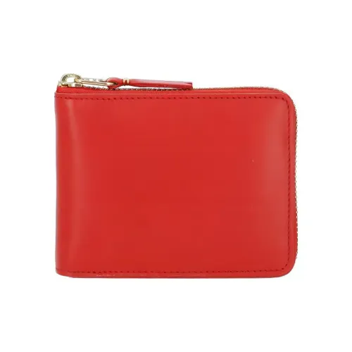 CDG Коровья кожа Держатель для карт кошелек Стандартный Женский Оранжевый Красный