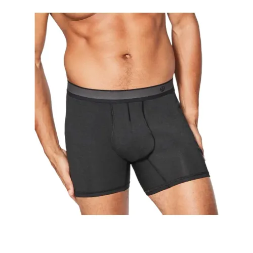 lululemon Нет Боксер Трусы Мужские Черные