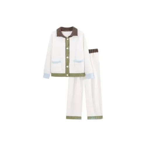 WANANNI Пижамный комплект Женский Белый