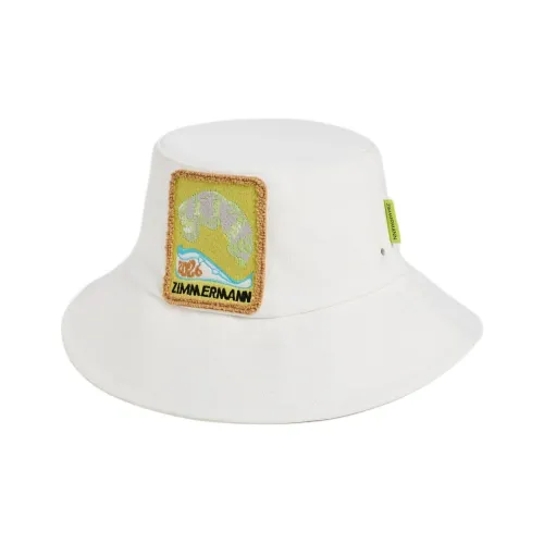 Zimmermann Linen Bucket Hats Unisex White Зиммерман Линен Бейсболки Унисекс Белый